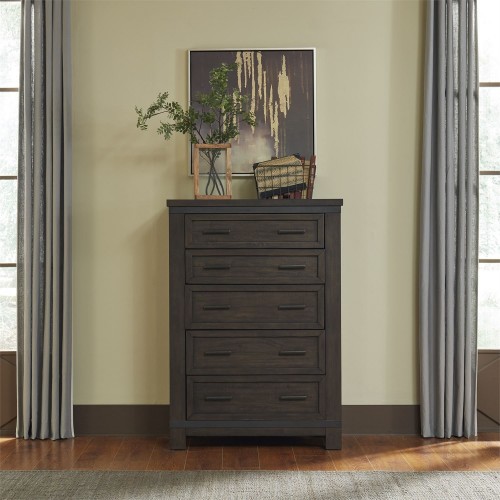 THORNWOOD HILLS 5 DRAWER CHEST